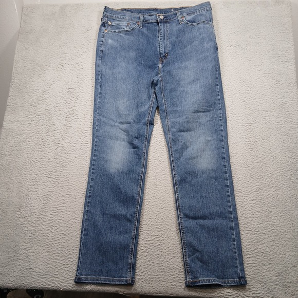 Levi's 541 Men's Athletic Fit Jeans 38x34 Blue Denim All Seasons Tech - Picture 2 of 9